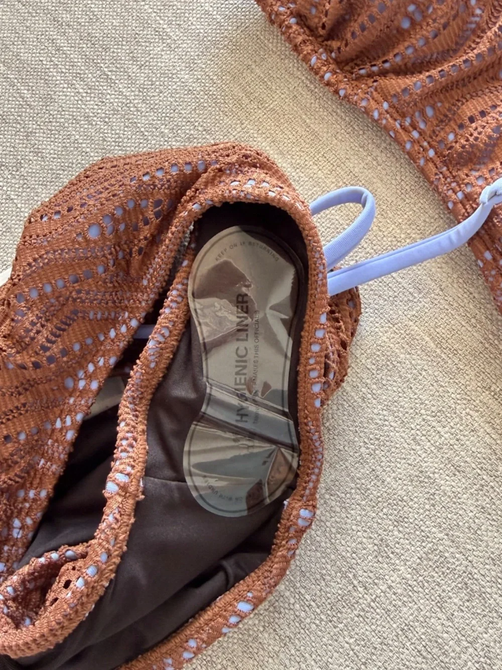 Lace Me Up Brown Bikini Set - Picture 6 of 8